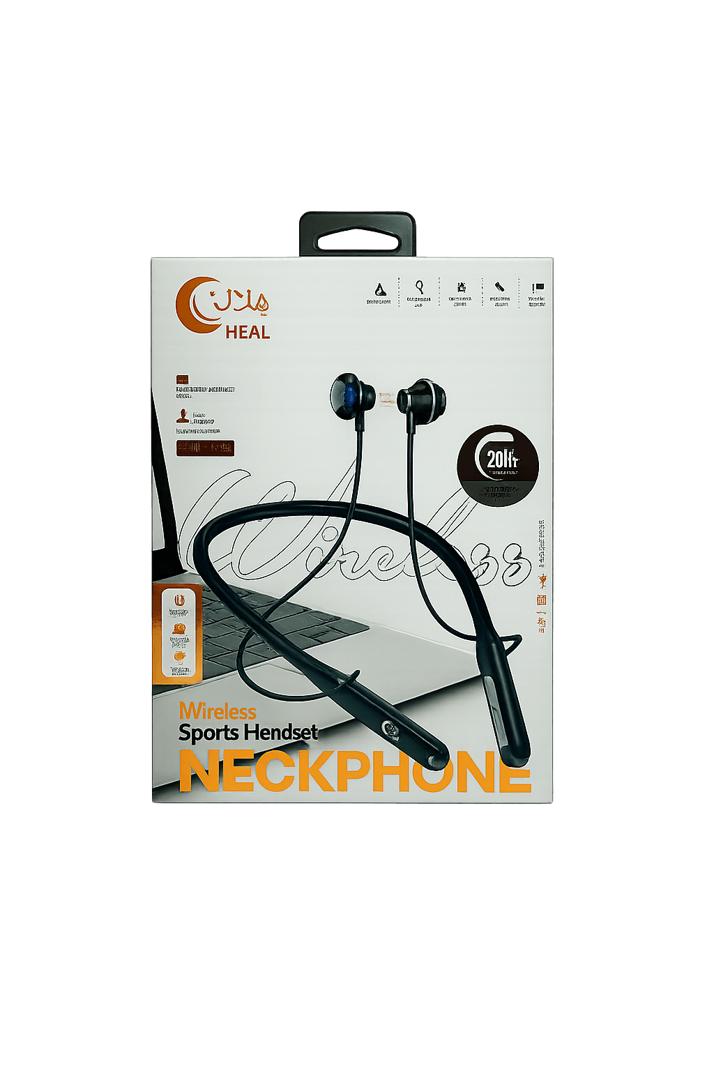 HELAL Wireless Headphones with BASS Sound , ANC & ENC Technology